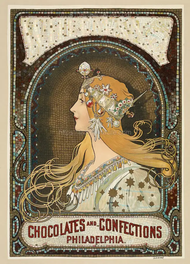 Zodiac (1896) by Alphonse Mucha apercu