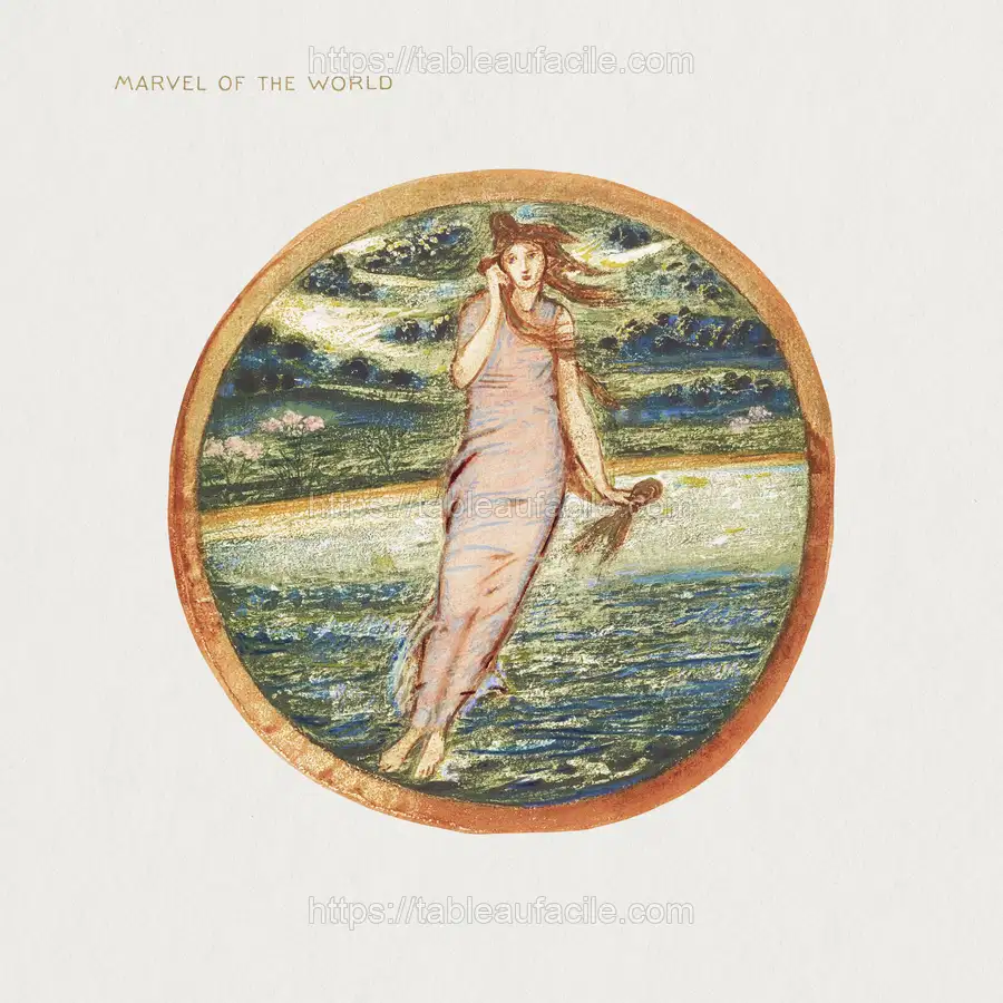 Marvel of the World from The Flower Book (1905) by Sir Edward Burne–Jones apercu