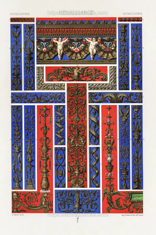 Renaissance pattern.  by Albert Racine apercu
