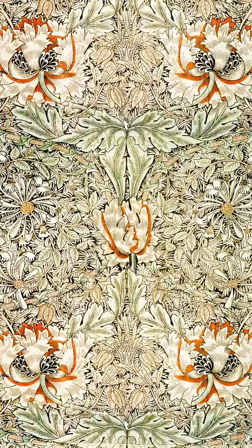 Vintage floral William Morris pattern apercu
