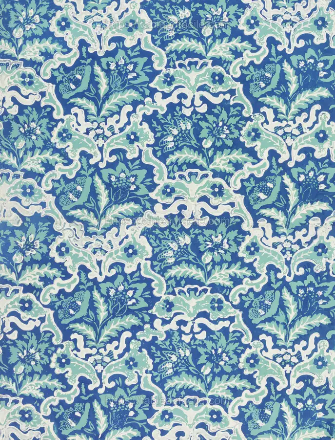 Vintage floral wallpaper (ca. 1800–1825) apercu