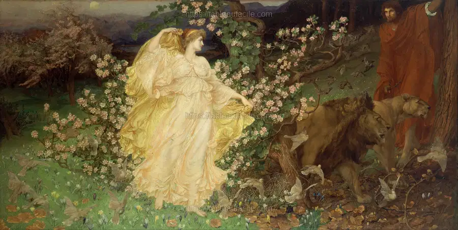 William Blake Richmond - Venus and Anchises apercu