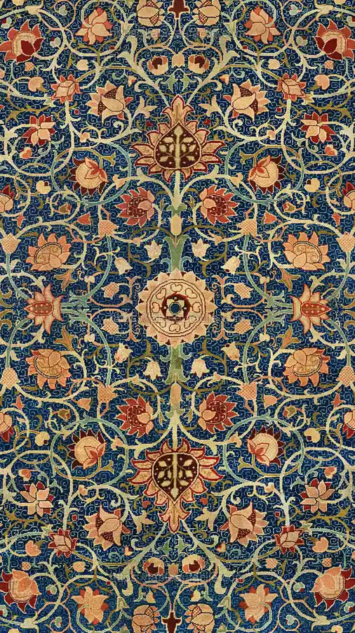 William Morris Holland Park Carpet pattern apercu