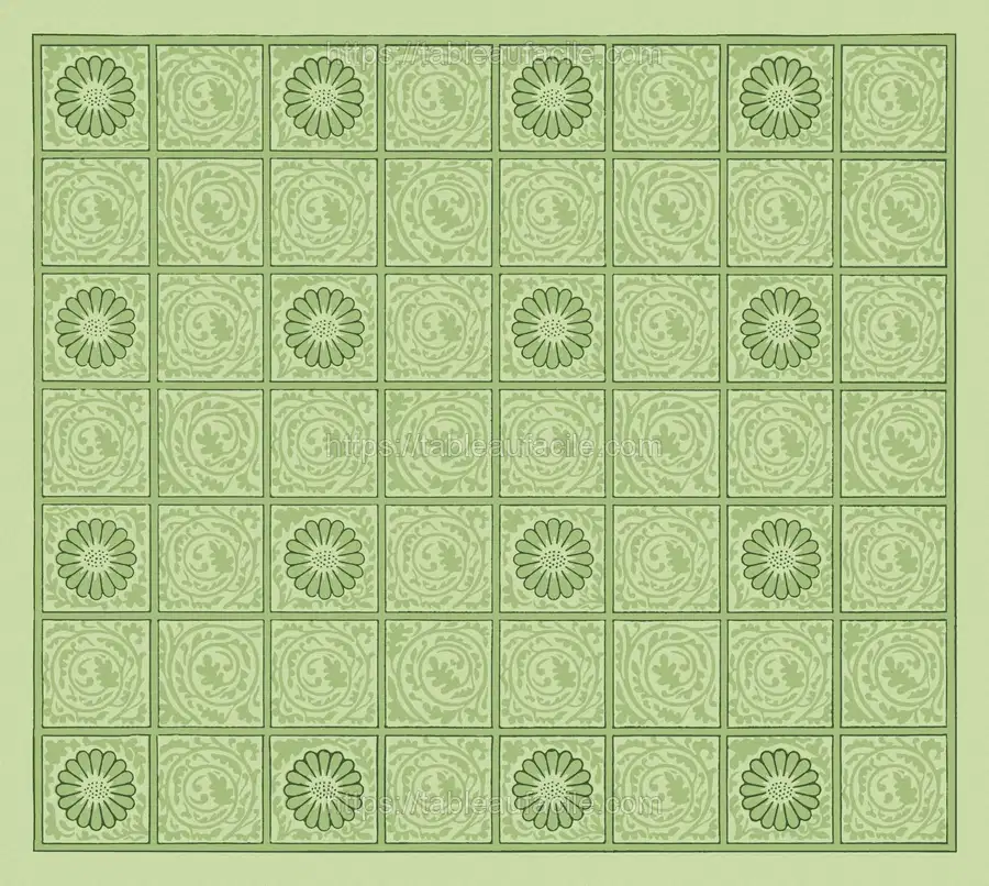 William Morris_s Diaper pattern (1870) apercu