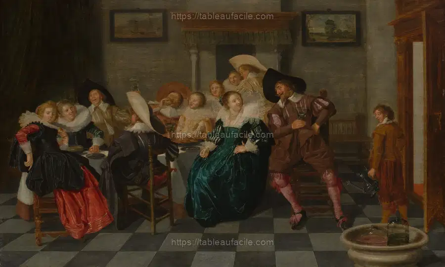 A Banquet, Frans Hals apercu