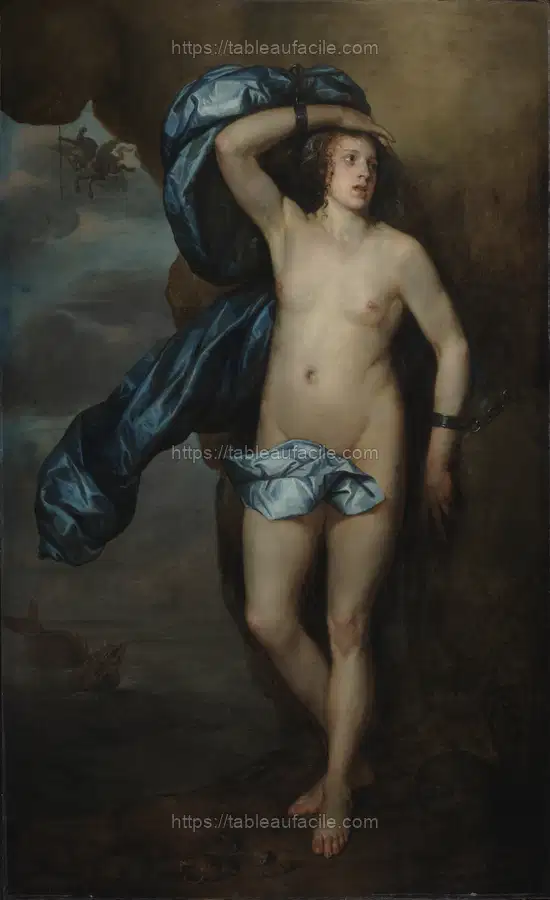 Andromeda Chained to the Rock by Sir Anthony van Dyck Antwerp apercu