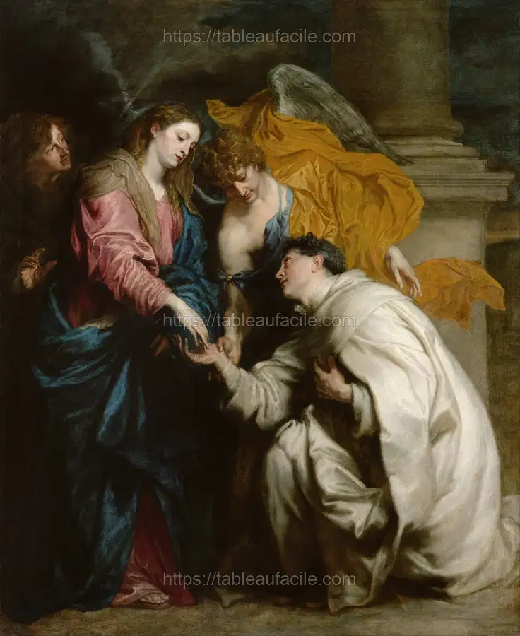 Anton van Dyck - The Vision of the Blessed Hermann Joseph apercu