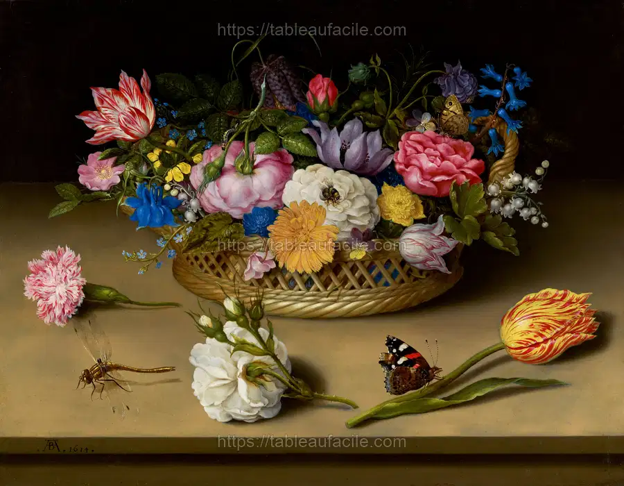 Flower Still Life (1614)  Ambrosius Bosschaert the Elder apercu