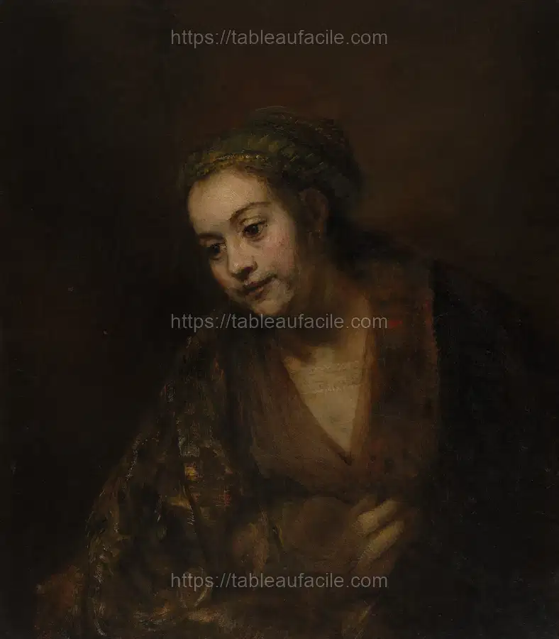 Hendrickje Stoffels (1626–1663) by Rembrandt van Rijn apercu