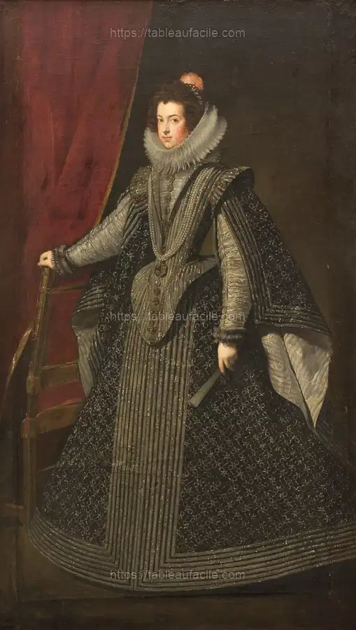 Isabella of Bourbon, King Philip IV_s first queen by Diego Velázquez apercu