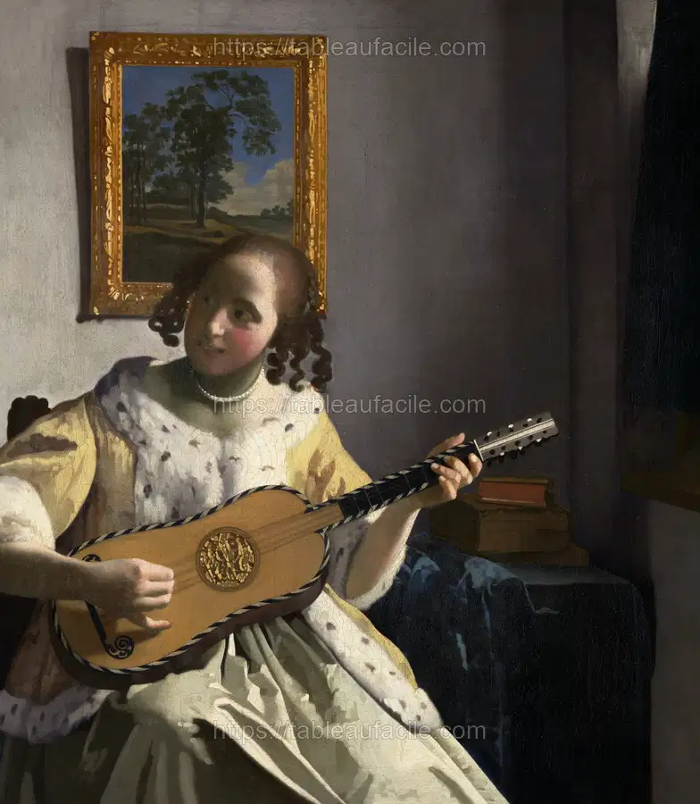 Johannes Vermeer’s The Guitar Player apercu
