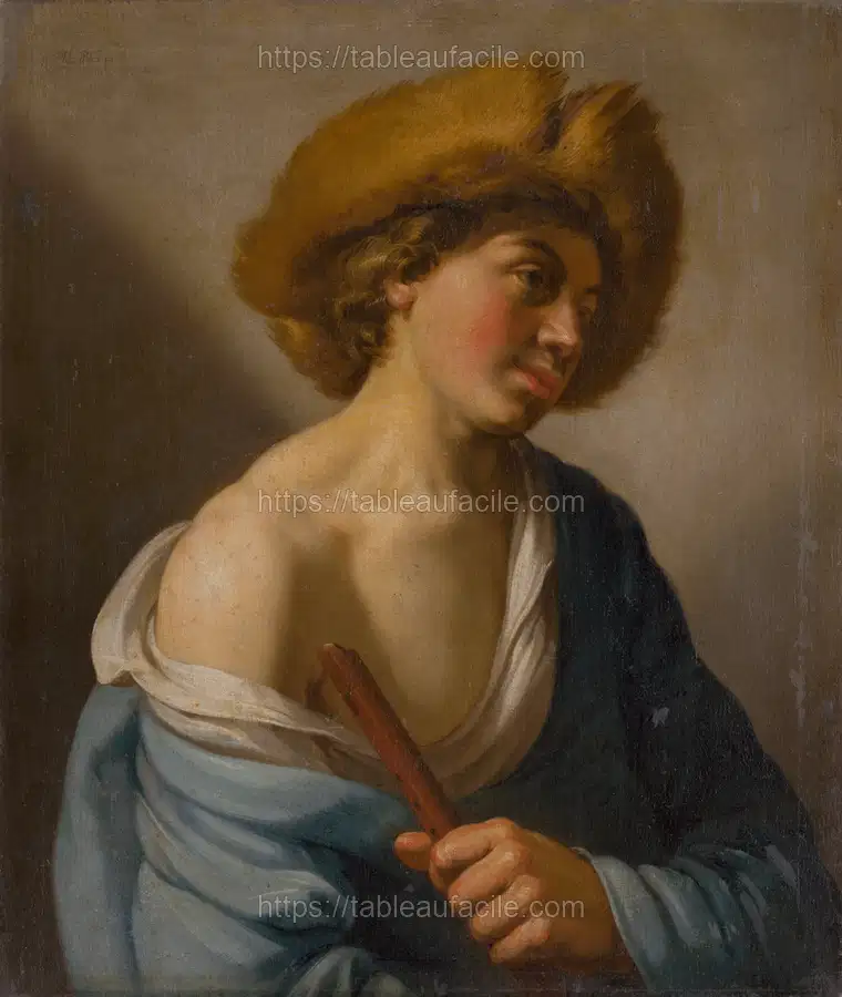 Shepherd with a flute apercu