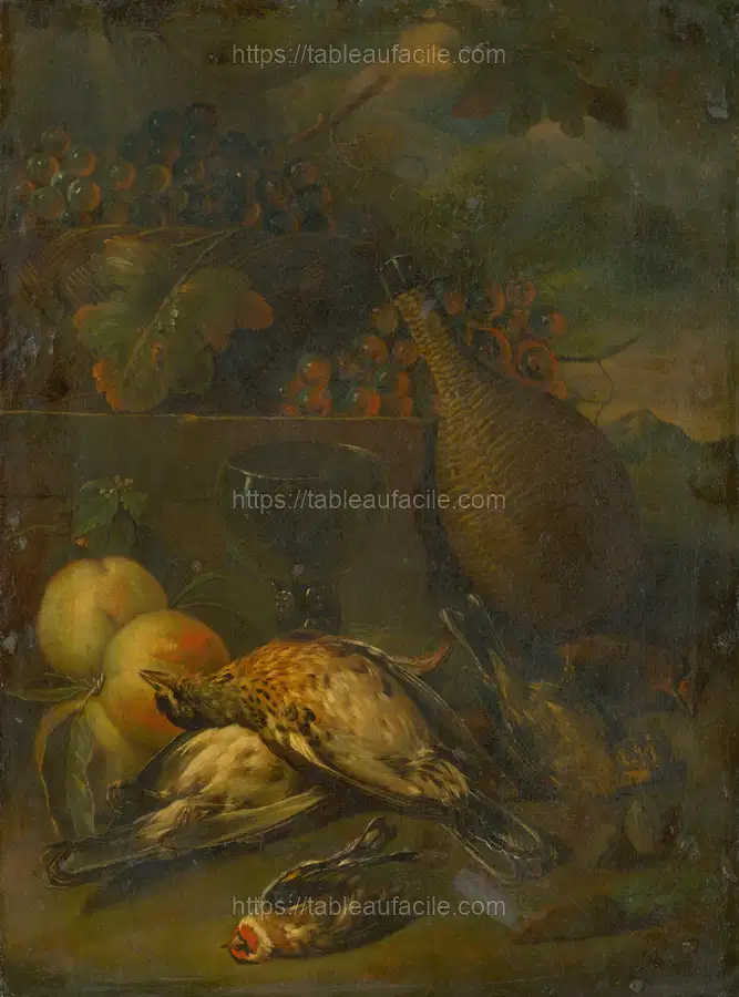 Still life with fieldfares apercu