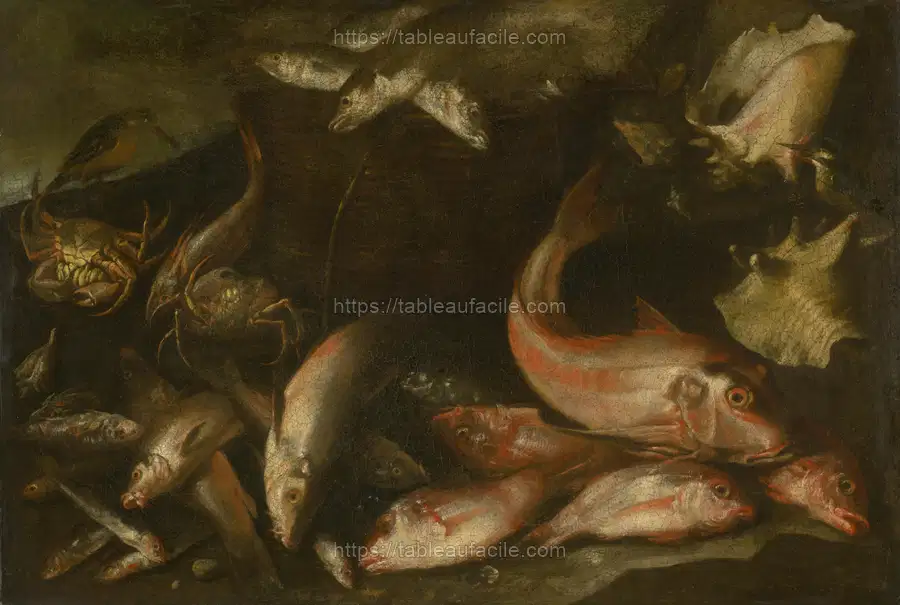 Still life with fish apercu