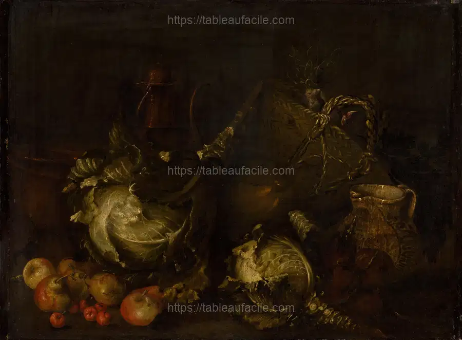 Still life with vegetables and fruit 2 apercu