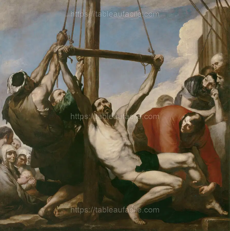 The Martyrdom of Saint Philip (1639) by Jusepe de Ribera apercu