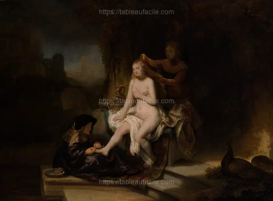 The Toilet of Bathsheba by Rembrandt van Rijn apercu