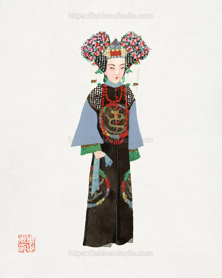 Chinese Empress costume.  Chinese Costumes (1932). apercu