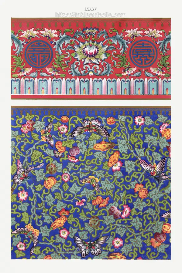 Chinese botanical illustration 12 apercu