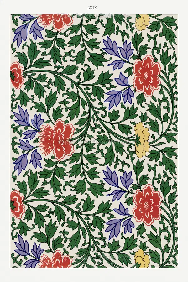 Chinese botanical illustration 6 apercu