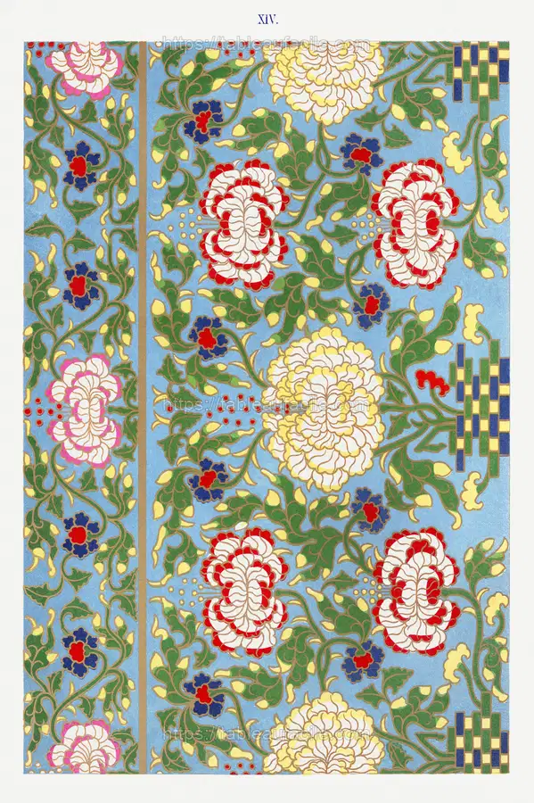Colorful floral pattern 13 apercu