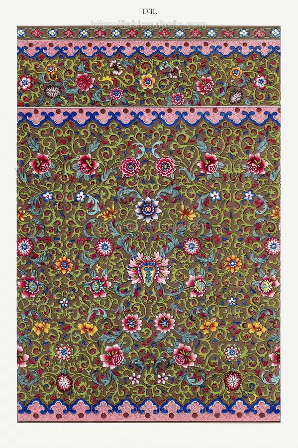 Colorful floral pattern 5 apercu