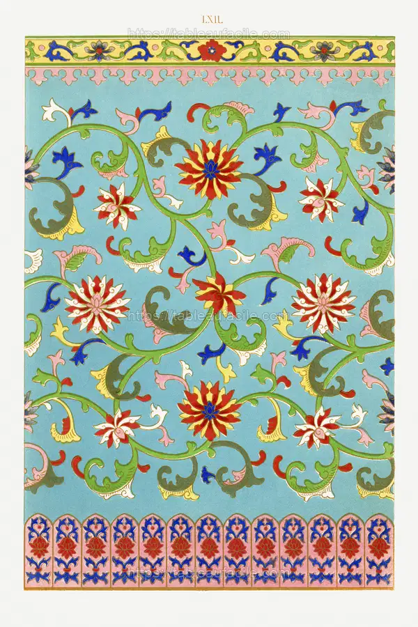 Colorful floral pattern 6 apercu