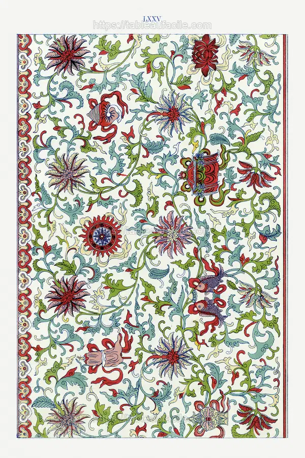 Colorful floral pattern 9 apercu