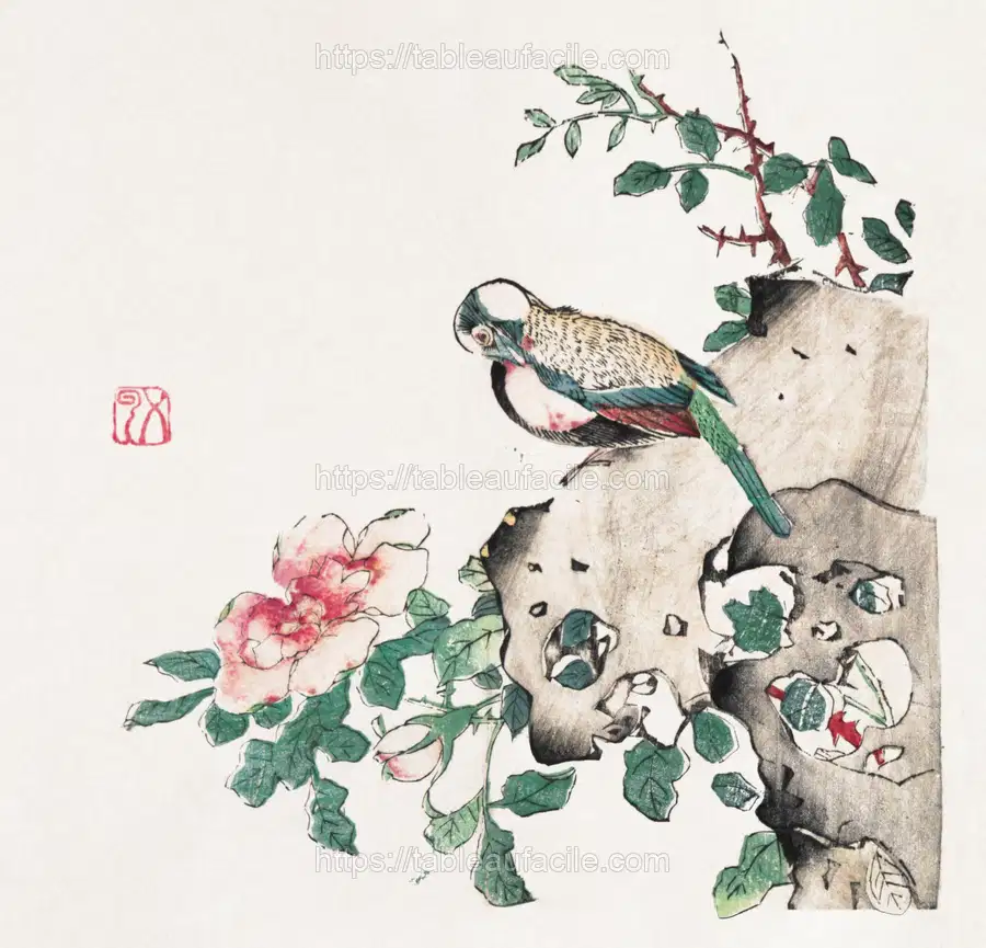 Page from Shi Zhu Zhai Hu Zhengyan apercu