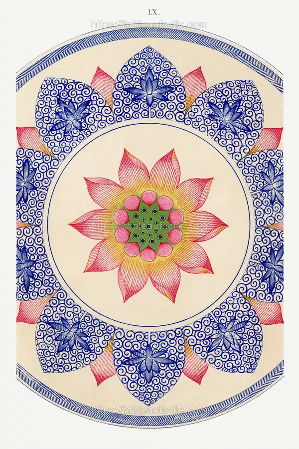 Pink floral pattern 2 apercu
