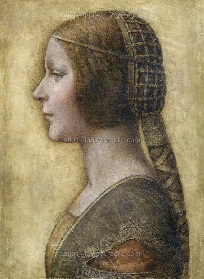 Leonardo da Vinci_s Profile of a Young Fiancée (1495) apercu