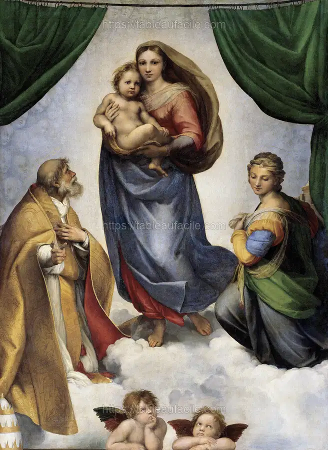 Raphael_s The Sistine Madonna (1512) apercu