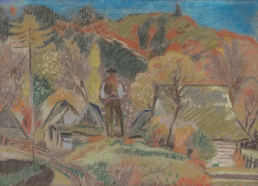 Above the village by Arnold Peter Weisz Kubínčan apercu