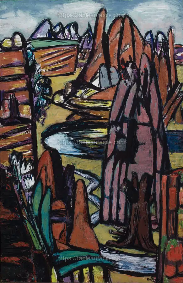 Boulder – Rocky Landscape by Max Beckmann apercu