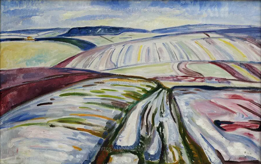 Edvard Munch_s Field in Snow (1907) apercu