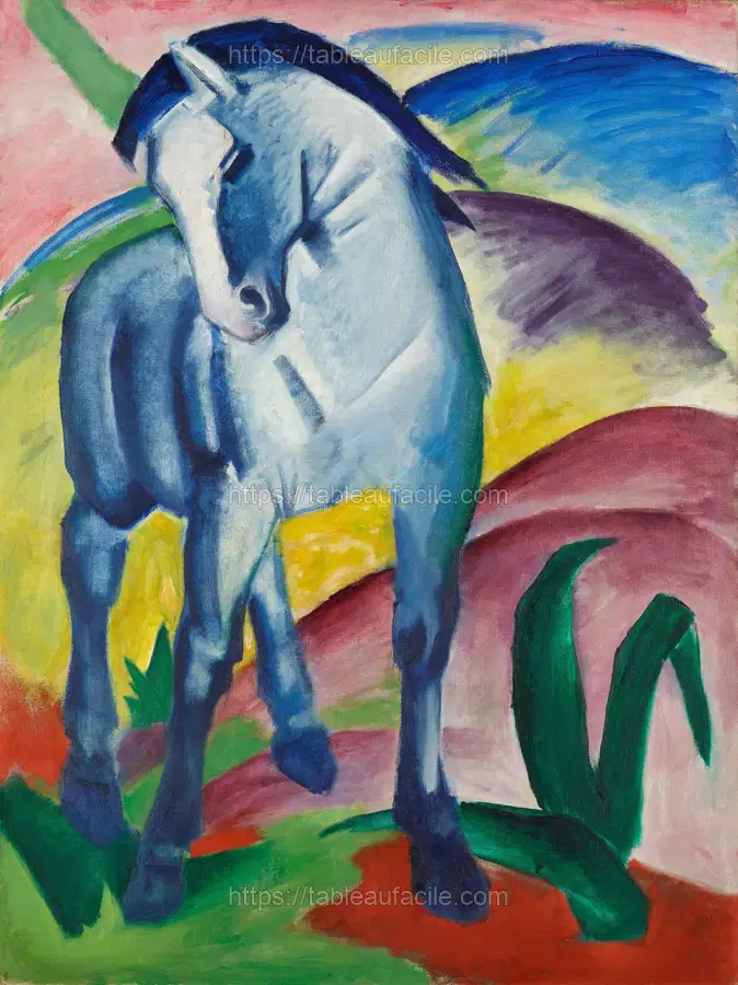 Franz Marc_s Blue Horse I (Blaues Pferd I) (1911) apercu