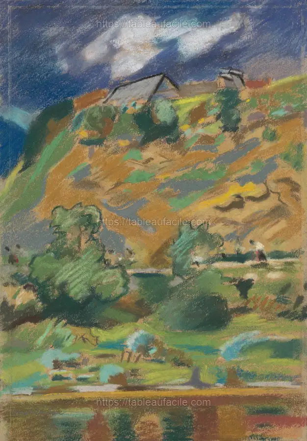 Landscape by Arnold Peter Weisz Kubínčan apercu