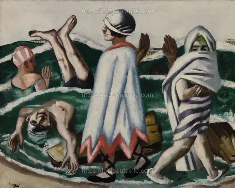 Lido (1924) Max Beckmann apercu