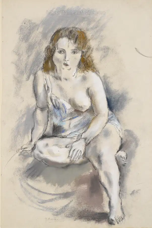 Nude by Jules Pascin apercu