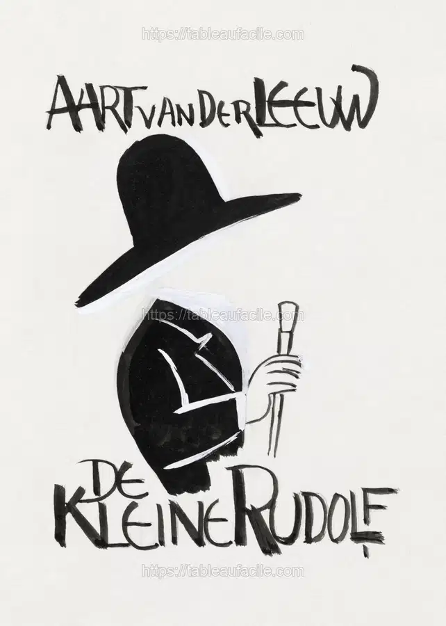 Ontwerp voor boekband van De Kleine Rudolf door Aart van der Leeuw (ca. 1891–1941)  Leo Gestel apercu