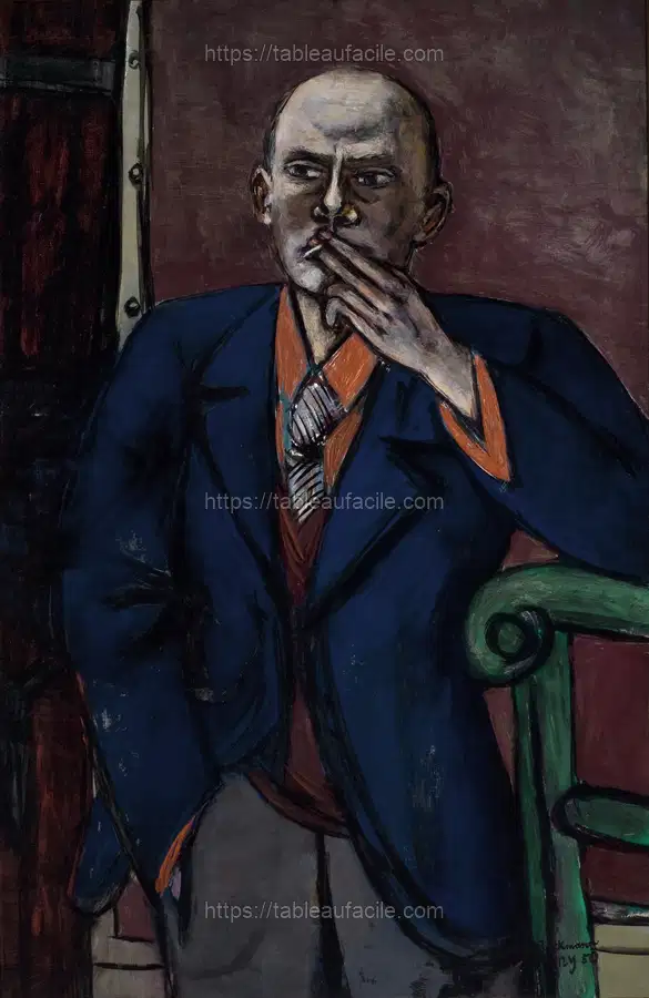 Self-Portrait 1950 (1950) Max Beckmann apercu