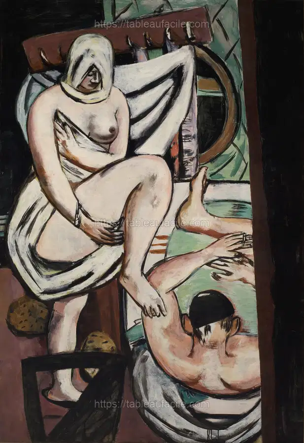 The Bath (1930) Max Beckmann apercu
