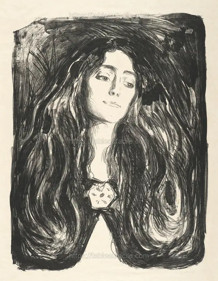 The Brooch. Eva Mudocci (1903) apercu