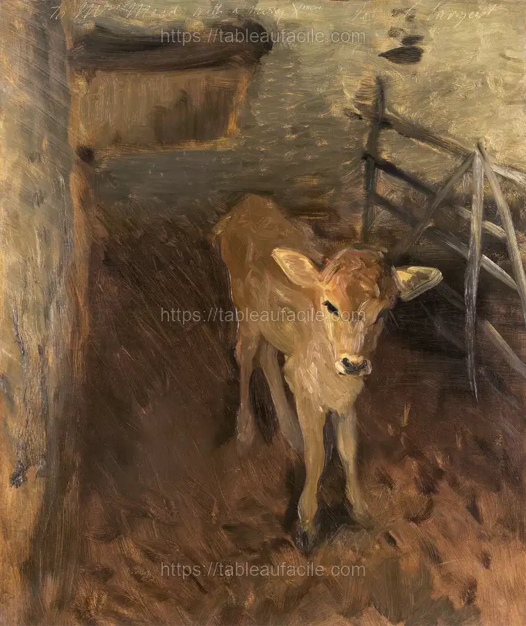 A Jersey Calf (1893) by John Singer Sargent apercu