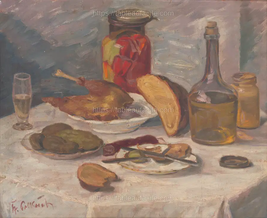 Banquet still life by Štefan Polkoráb apercu