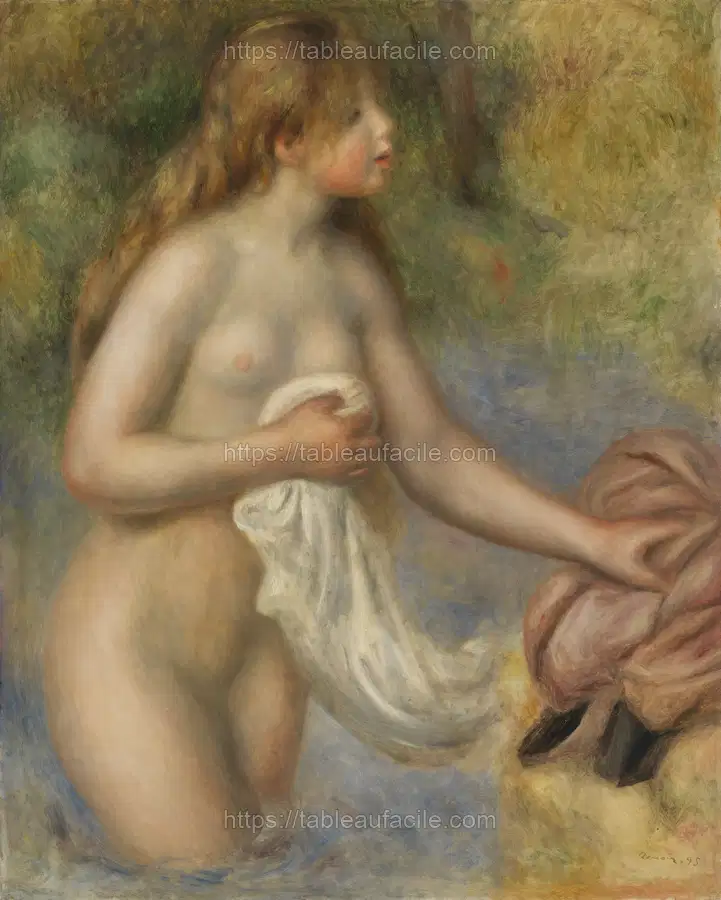 Bather (Baigneuse) by Pierre Auguste Renoir apercu