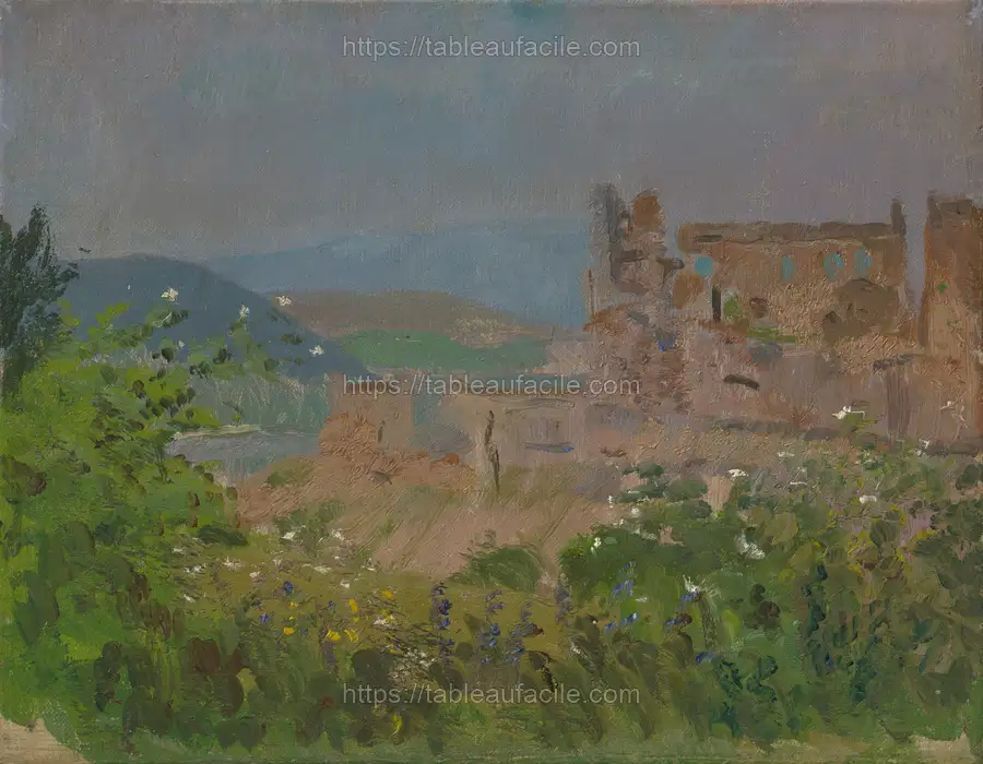 Beck_s castle by László Mednyánszky apercu