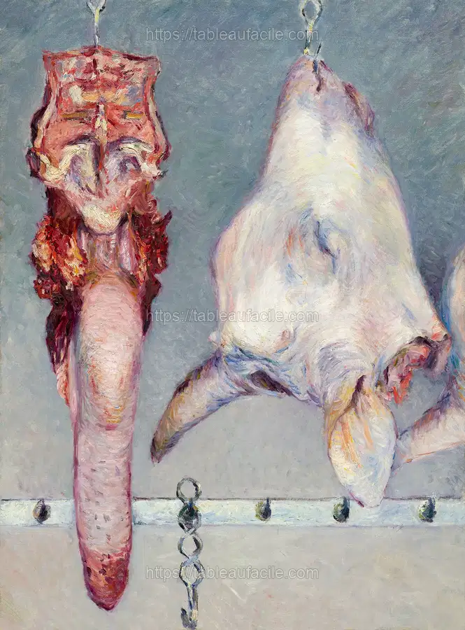 Calf’s Head and Ox Tongue (ca. 1882) Gustave Caillebotte apercu