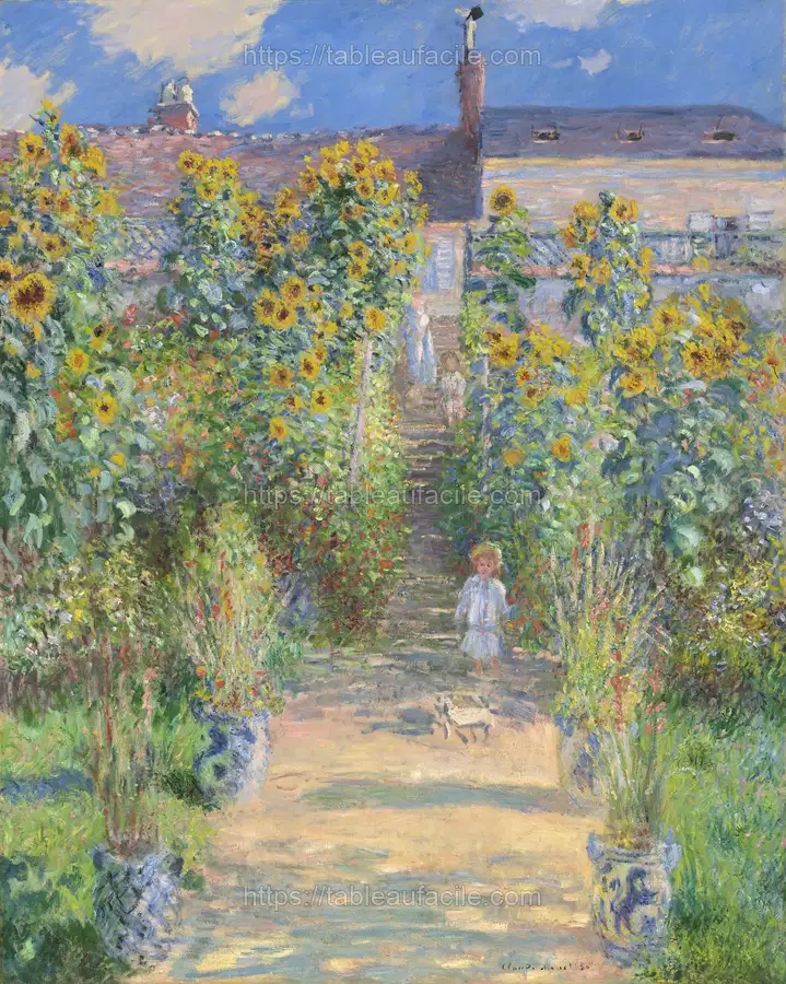 Claude Monet_s The Artist_s Garden at Vétheuil (1881) apercu