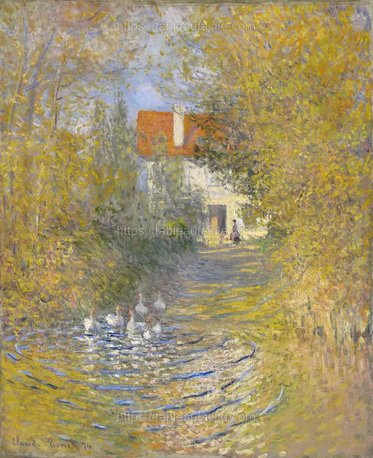 Claude Monet_s The Geese (1874) apercu
